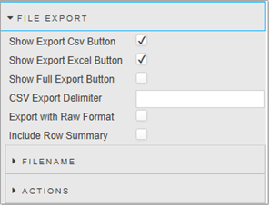 File Export for Data Grid