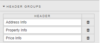 Header Group