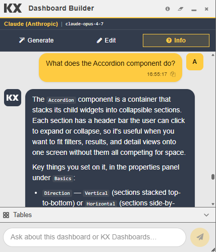Info answer