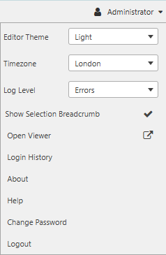 User Settings