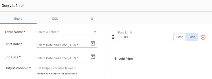 Query filters