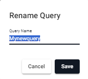 Save query
