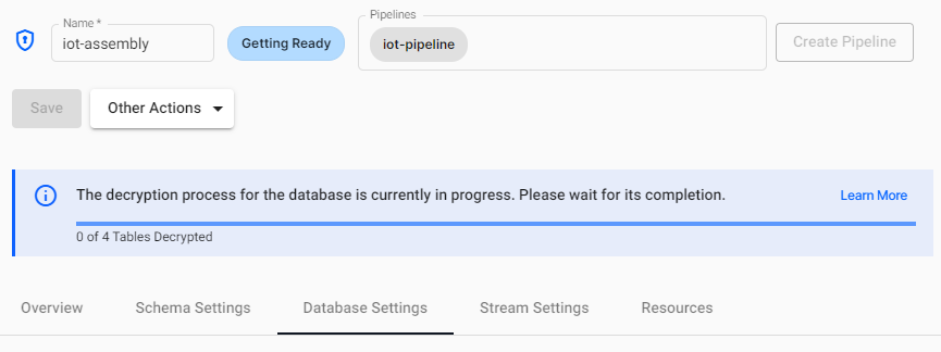 Decryption Progress Indicator