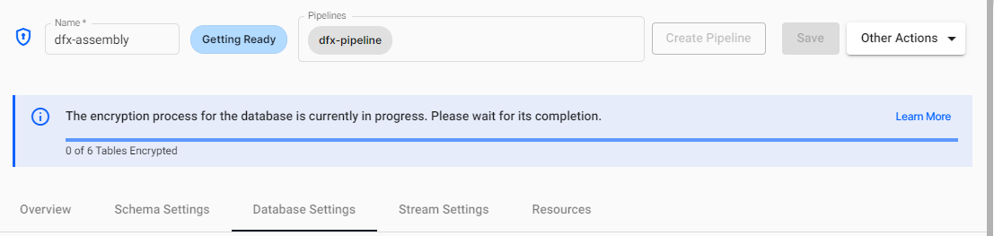 Encryption Progress Indicator