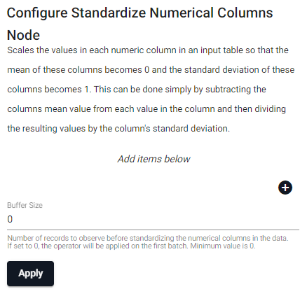 Standardize