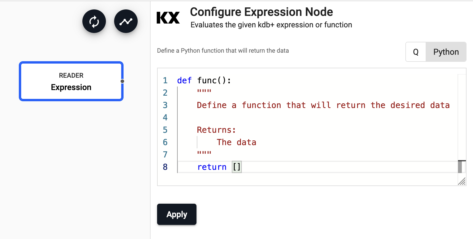 Python expression properties