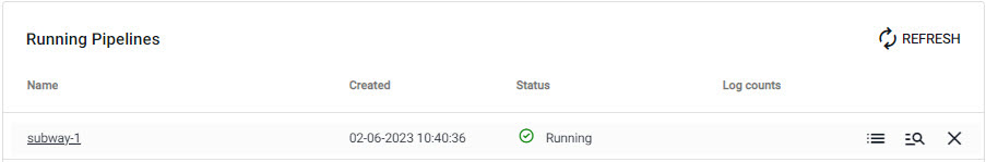 A running crime pipeline available for querying.