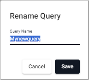 Save query