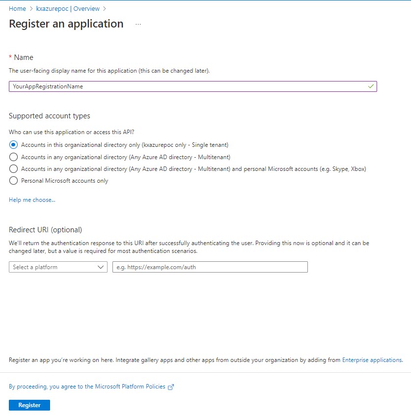 RegisterApp