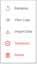 Teardown button