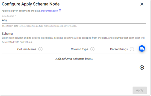 Apply Schema properties