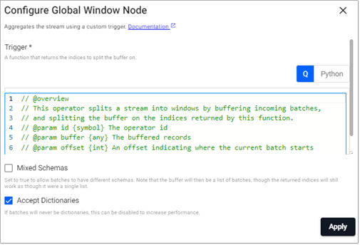 Global Window properties