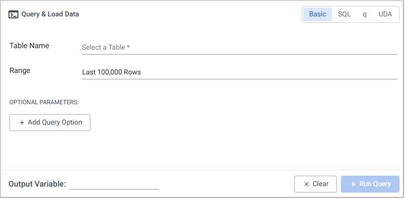 Basic tab