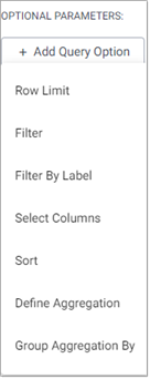 query options