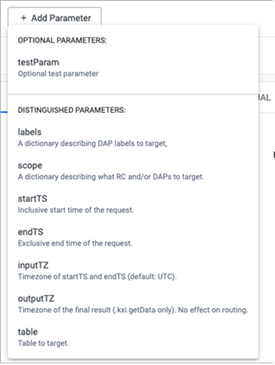 Add parameter