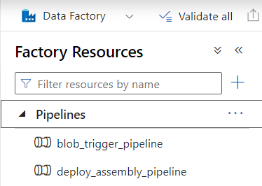 ADF pipelines