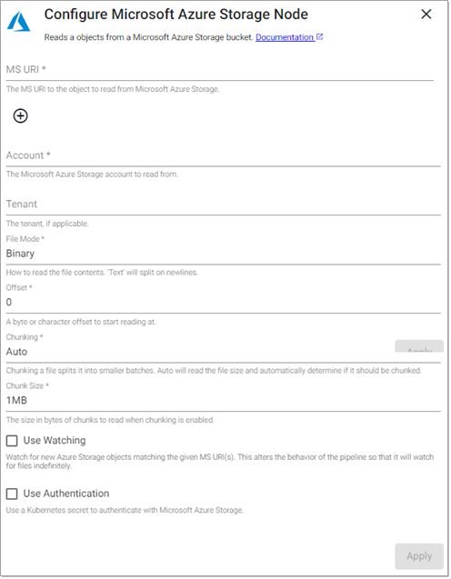 Expression reader properties