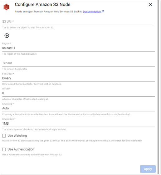 Expression reader properties