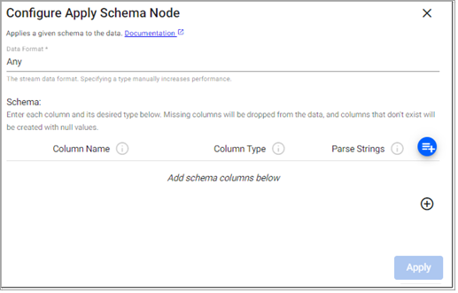 Apply Schema properties
