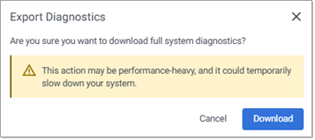 Export Diagnostics