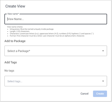 Create View