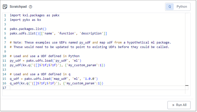 python packages functionality