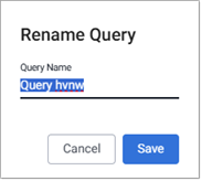 Save query