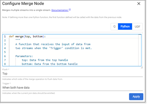 Python Merge properties