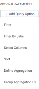 query options