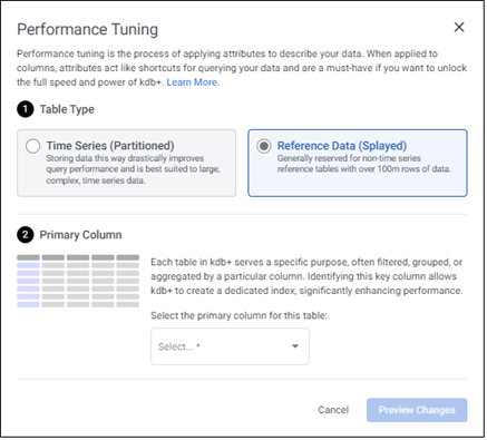 Performance Tuning Partitioned