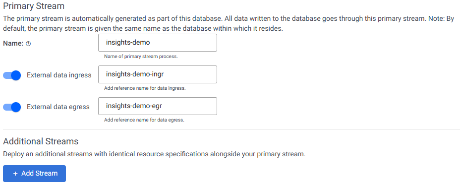 External ingress and egress enabled