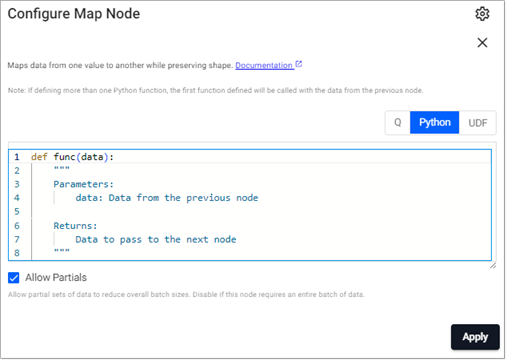 Python Map properties