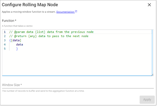 Rolling map node properties