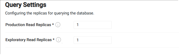 Query settings