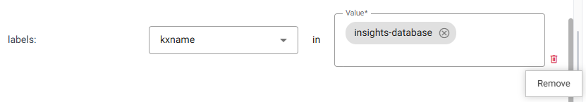 Remove parameter