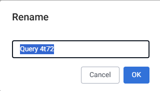 Save query