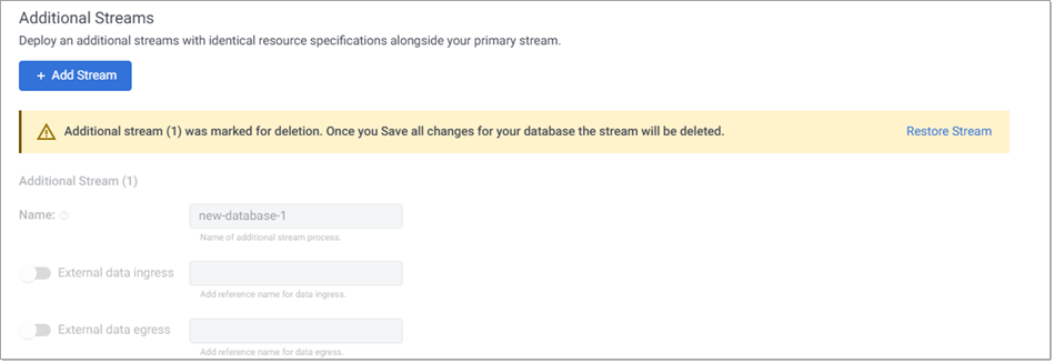 Delete Stream