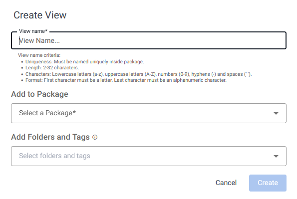 Create View