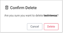 Delete view