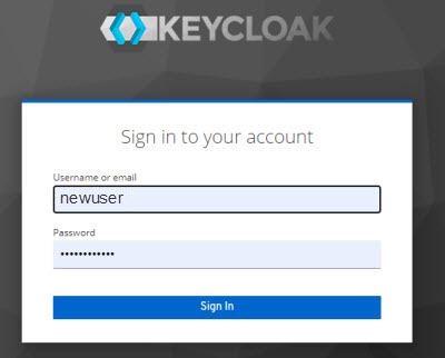 A Keycloak login dialog. Granted access will open the Overview page of kdb Insights Enterprise.