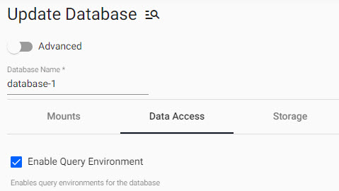 Ensure the database of an assembly has query environment enabled.