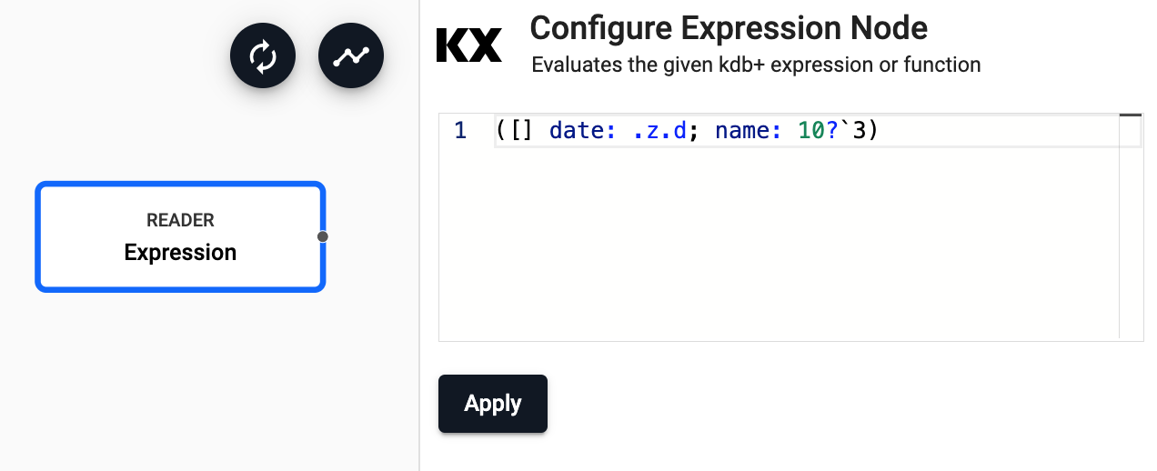 Expression reader properties
