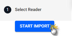 Click Start Import to begin the data import process.