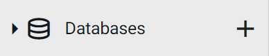 Create database button