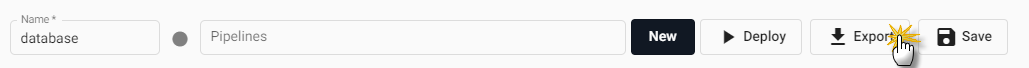 Export button