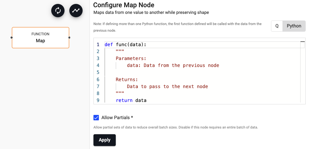 Python Map properties