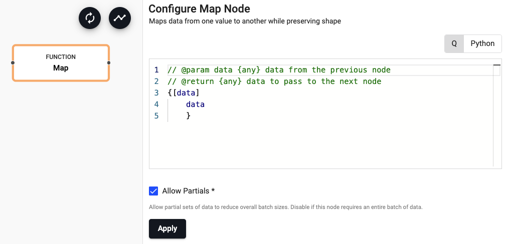 q Map properties