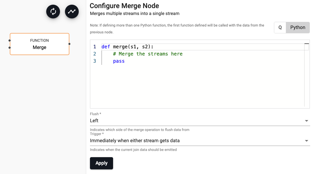 Python Merge properties