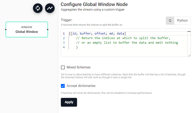 Global window properties