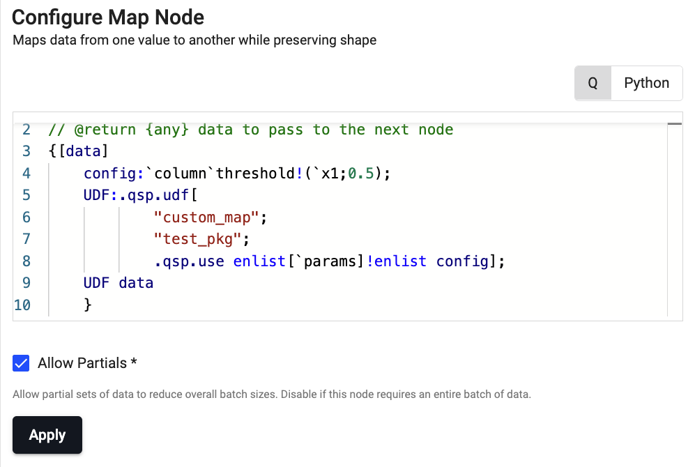 q SP node